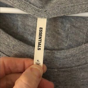 Fear of god essentials boxy t